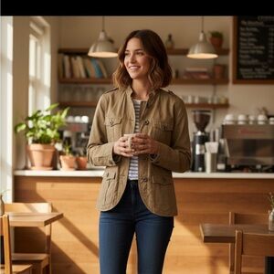 Triple Five Soul Women's Khaki Utility Jacket